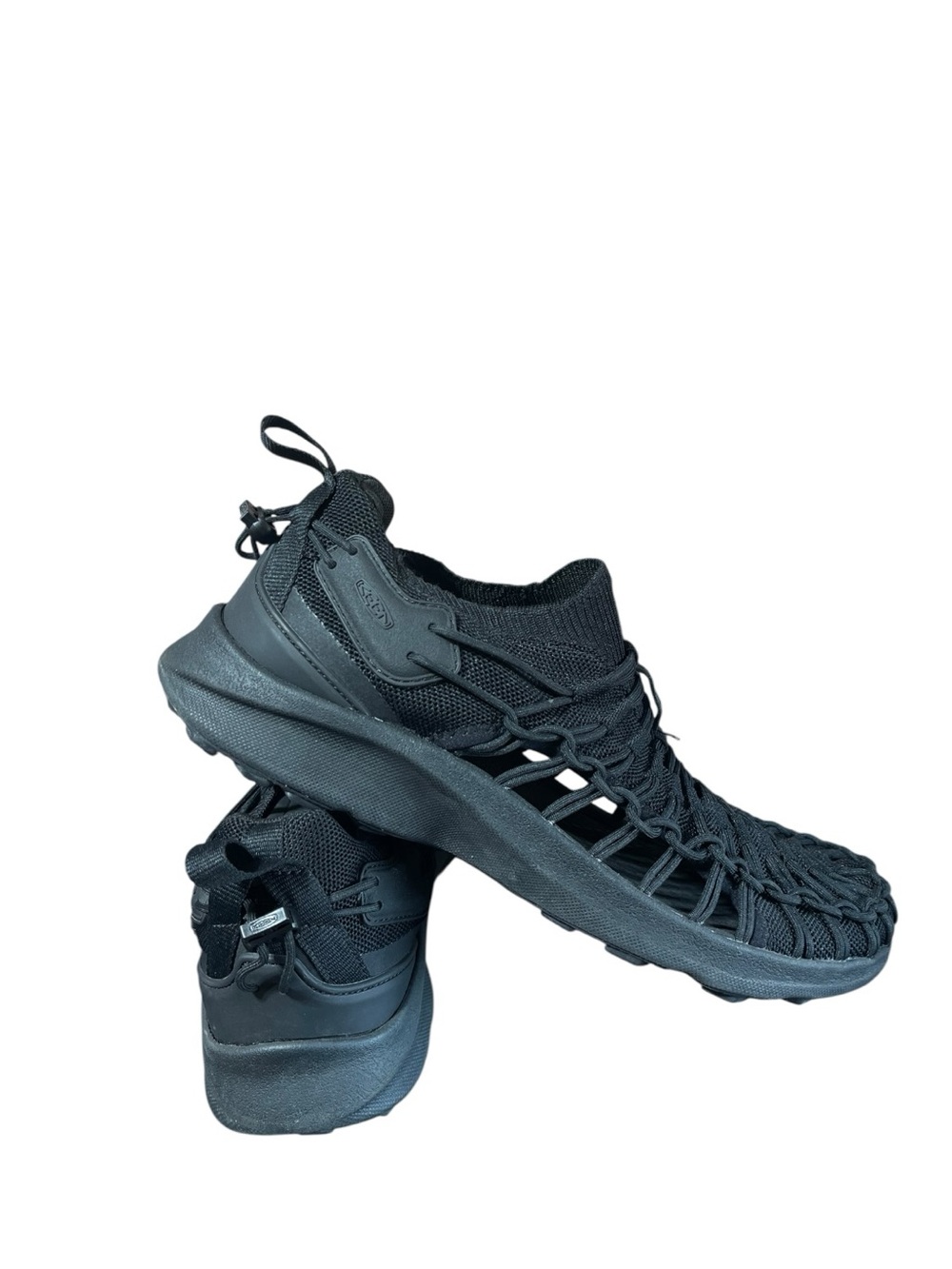 KEEN Uneek Go SNK Black Trail Hiking Slip On Mens Sneakers 1022370 Size 12